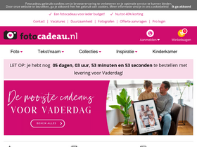 'fotocadeau.nl' screenshot