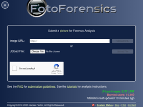 'fotoforensics.com' screenshot