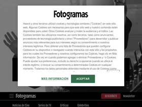 'fotogramas.es' screenshot