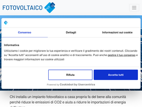 'fotovoltaicoperte.com' screenshot