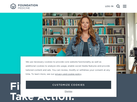 'foundationmedicine.com' screenshot