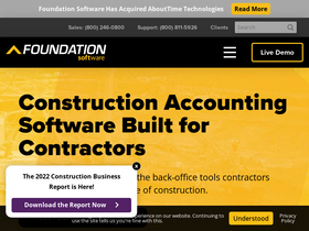 'foundationsoft.com' screenshot