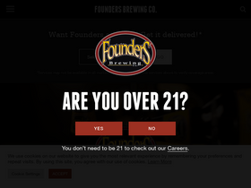 'foundersbrewing.com' screenshot