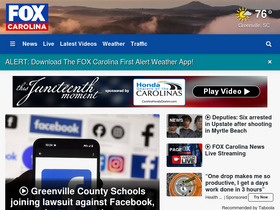 'foxcarolina.com' screenshot