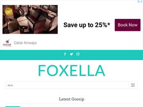 'foxella.com' screenshot