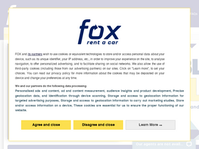 'foxrentacar.com' screenshot