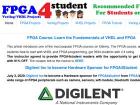 'fpga4student.com' screenshot