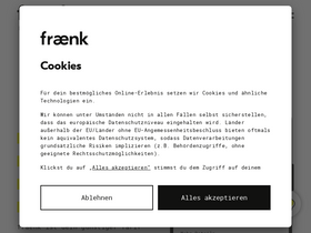 'fraenk.de' screenshot