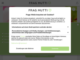 'frag-mutti.de' screenshot