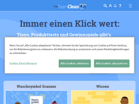 'frag-team-clean.de' screenshot