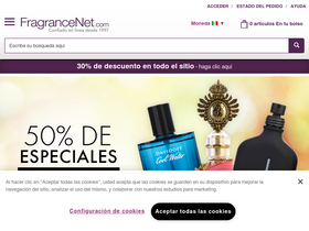 'fragrancenet.mx' screenshot