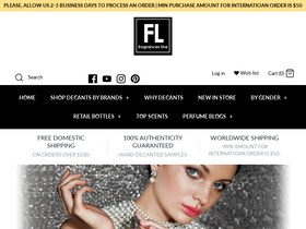 'fragrancesline.com' screenshot