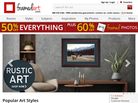 'framedart.com' screenshot