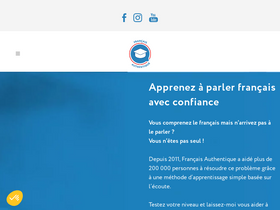 'francaisauthentique.com' screenshot