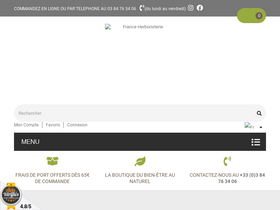 'france-herboristerie.com' screenshot