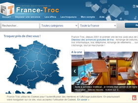 'france-troc.com' screenshot