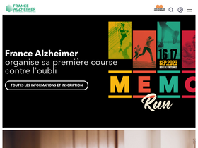 'francealzheimer.org' screenshot