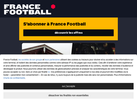 'francefootball.fr' screenshot