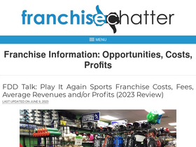 'franchisechatter.com' screenshot