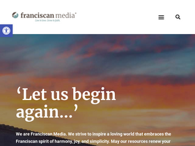 'franciscanmedia.org' screenshot