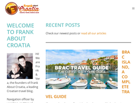'frankaboutcroatia.com' screenshot