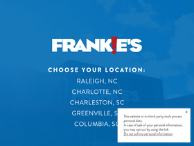 'frankies.com' screenshot