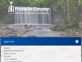 'franklincountyohio.gov' screenshot