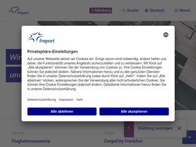 'fraport.com' screenshot