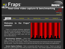 'fraps.com' screenshot