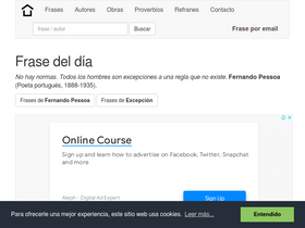 'frasesypensamientos.com.ar' screenshot