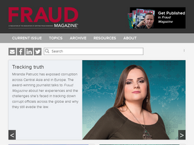 'fraud-magazine.com' screenshot
