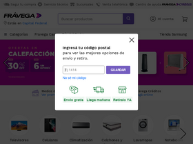 'fravega.com' screenshot