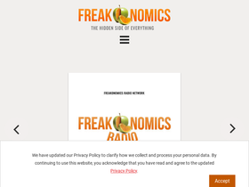 'freakonomics.com' screenshot
