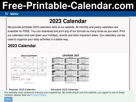 'free-printable-calendar.com' screenshot