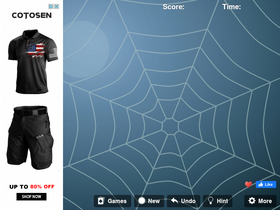 'free-spider-solitaire.com' screenshot