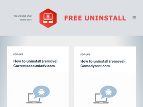 'free-uninstall.org' screenshot