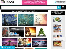 'freeart.com' screenshot