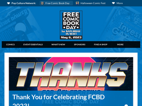 'freecomicbookday.com' screenshot