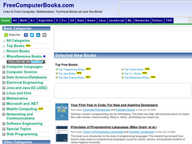 'freecomputerbooks.com' screenshot