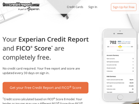 'freecreditreport.com' screenshot