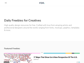 'freedesignresources.net' screenshot