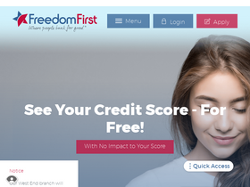 'freedomfirst.com' screenshot