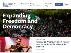 'freedomhouse.org' screenshot