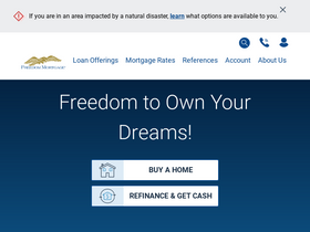 'freedommortgage.com' screenshot