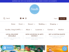 'freedsbakery.com' screenshot