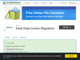 'freefileconvert.com' screenshot