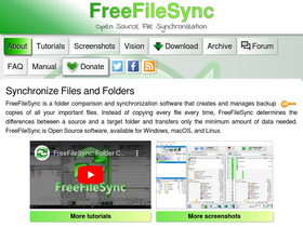 'freefilesync.org' screenshot