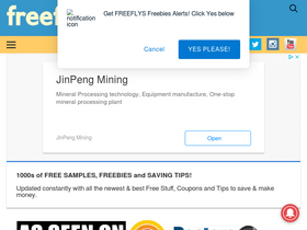 'freeflys.com' screenshot