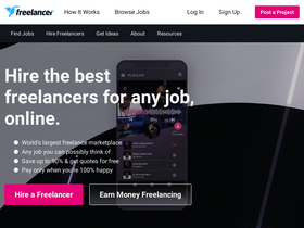 'freelancer.com' screenshot