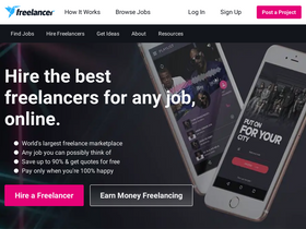 'freelancer.in' screenshot